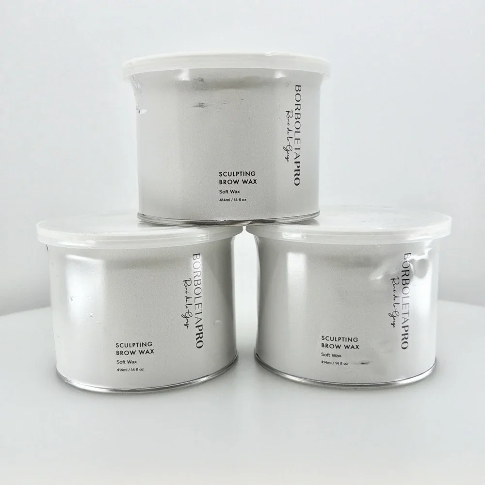 Borboleta Pro Sculpting Brow Wax Soft Wax 3 PACK 14oz Each New And Sealed Jars